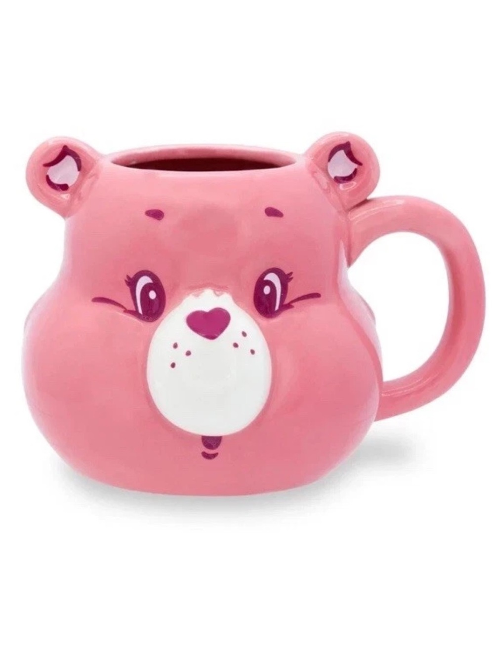 Care Bears Cheer Bear 3D Sculpted Ceramic Mug 20 oz Pink